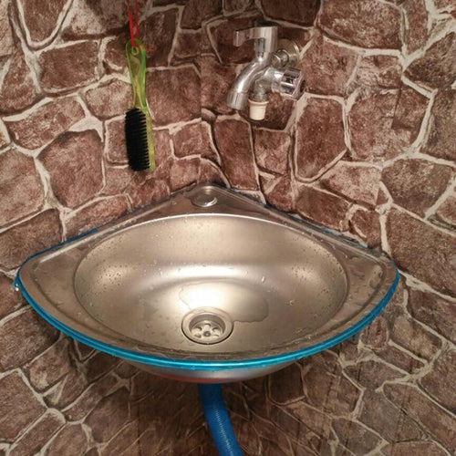 Stainless Steel Triangle Sink