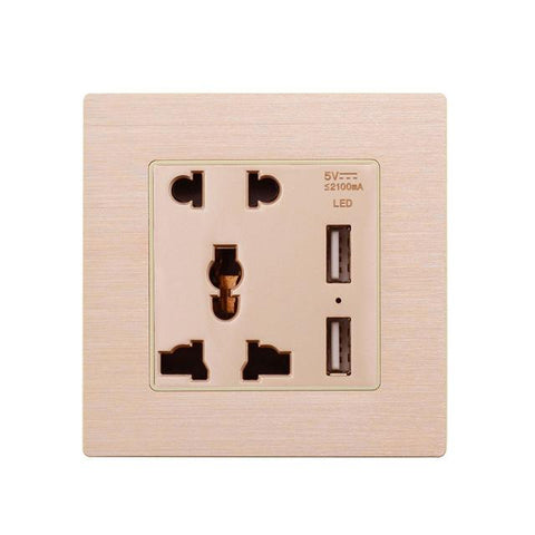 Russia Spain Wall Socket