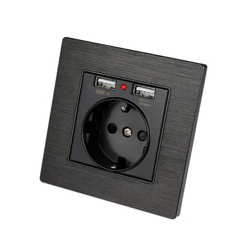 Russia Spain Wall Socket